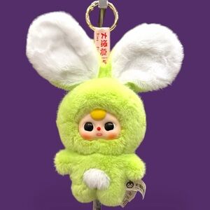 Baby Three Petit Macaron Cute Bunny Plush Pendant